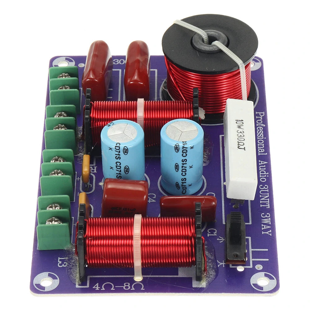 250W High-fidelity Divider Three-way Home Theater Low-speaker Modified Audio Upgrade Divider CW-3003