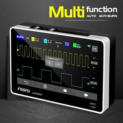 FNIRSI 1013D 7-inch Digital 2 Channels Tablet Oscilloscope 100M Bandwidth 1GS/s Sampling Rate