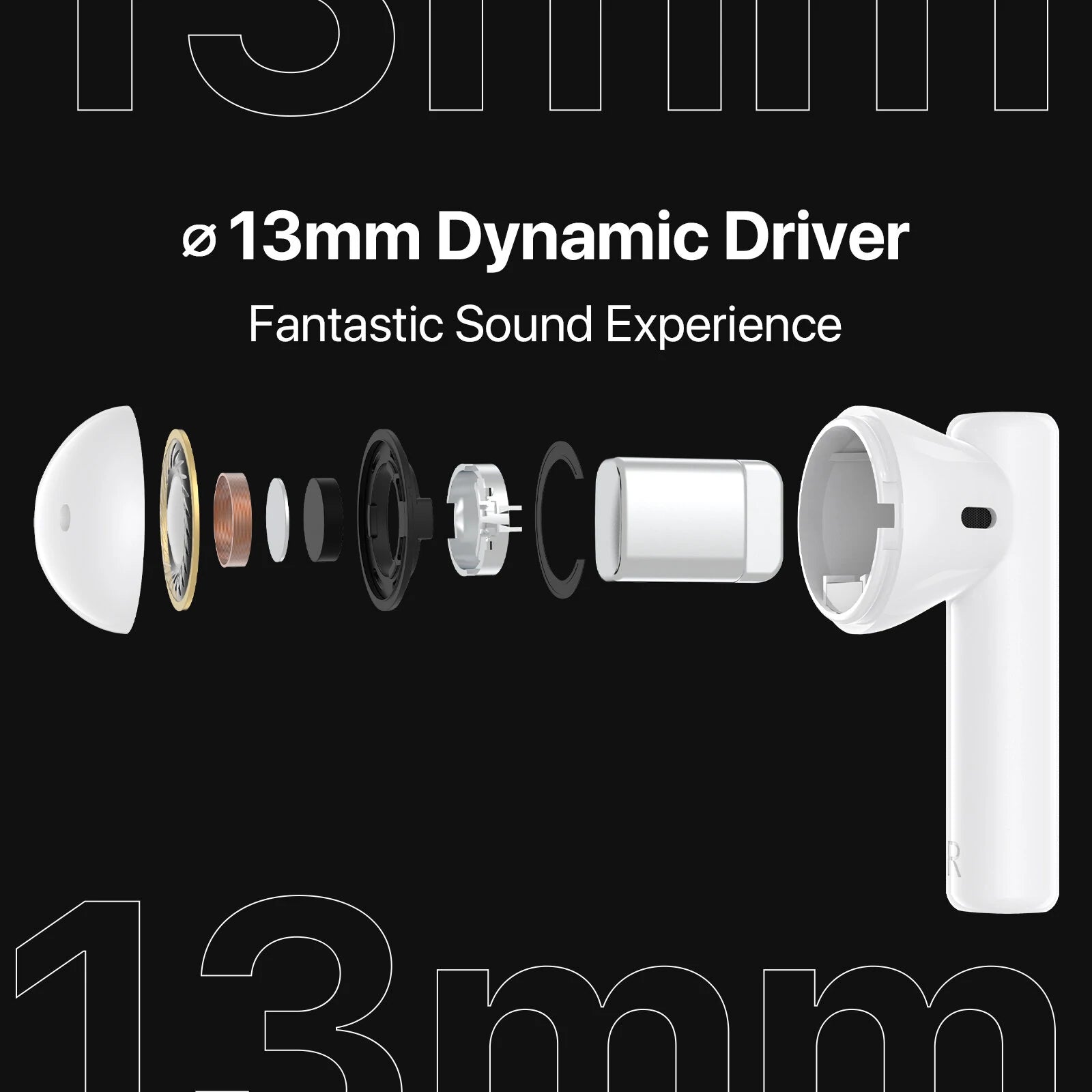 UMIDIGI AirBuds U TWS Wireless Earphones bluetooth 5.1 ENC Noise Reduction 380mAh Charging Box Sports Headsets With Microphone