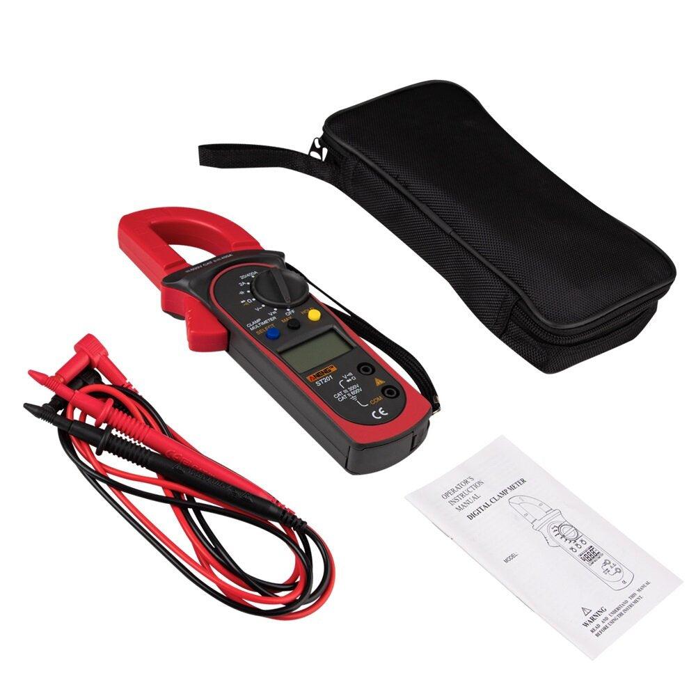 ANENG ST201 Digital Multimeter Clamp Ammeter Transistor Tester Capacitor Tester Power Test Automotive Voltage Tester