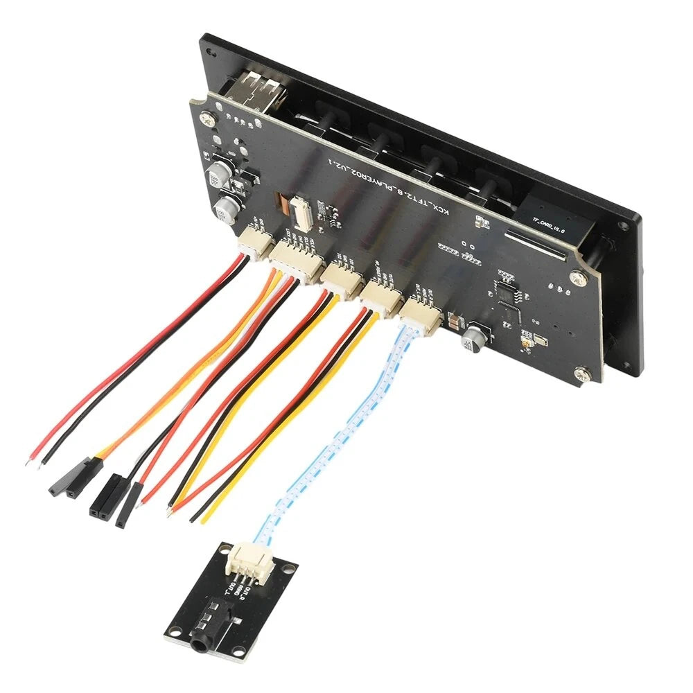 2.8 Inch IPS Screen Audio Decoder Board Bluetooth 5.3 MP3 FLAC WAV APE Support I2S Digital Output USB Sound Card Line Input EQ Audio Module