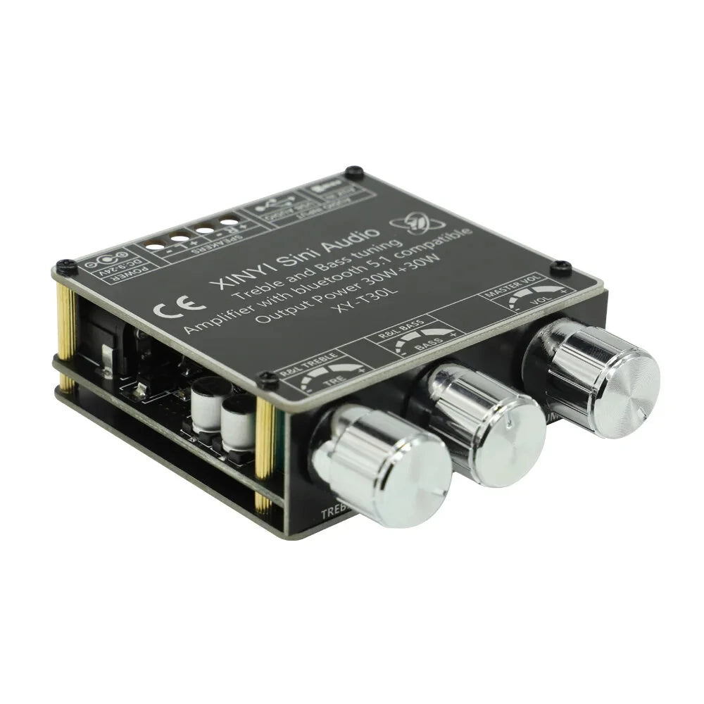 T15H/T30L bluetooth Digital Amplifier Board Module 2.0 Stereo Dual Channel 15W*2/30W*2 with High and Low Bass Adjustment HIFI DIY Audio