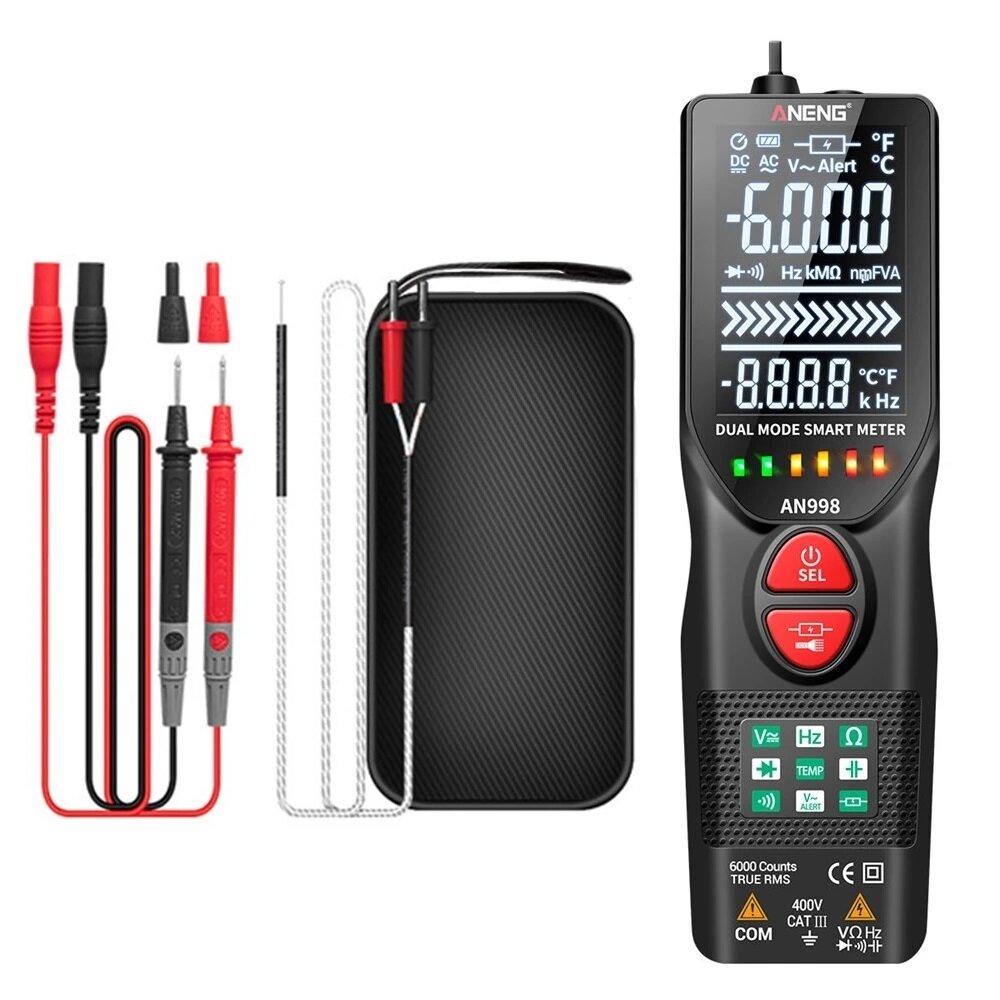 ANENG AN998 Automatic Digital Professional Multimeter 6000 Counts Electric Auto Ranging AC/DC Voltmeter Temp Ohm Hz Tester Tool - Zen Craft