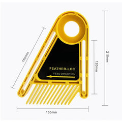 ENJOYWOOD Upgraded Multi-purpose Double Feather Board for Router Table Saws Miter Gauge Slot