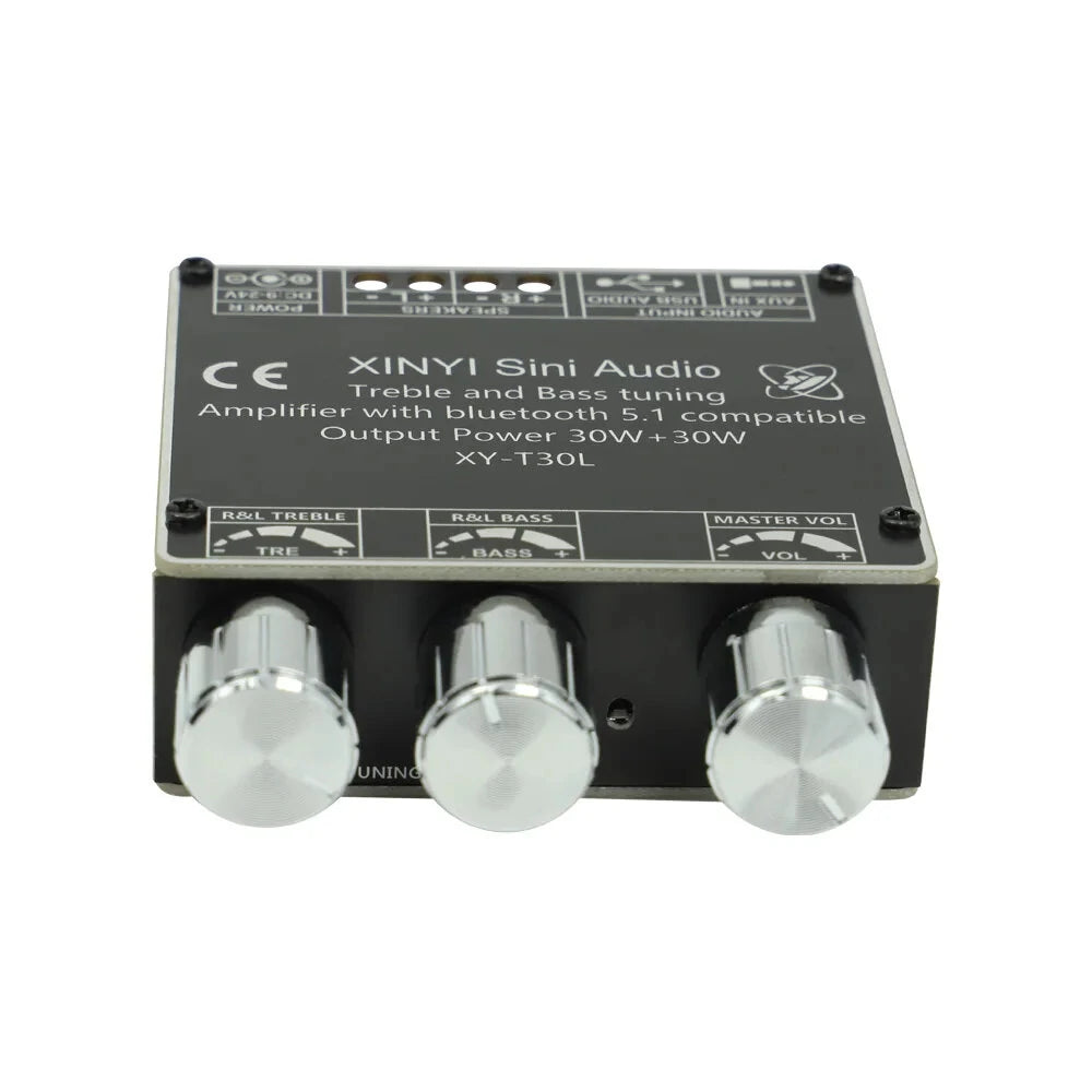 T15H/T30L bluetooth Digital Amplifier Board Module 2.0 Stereo Dual Channel 15W*2/30W*2 with High and Low Bass Adjustment HIFI DIY Audio