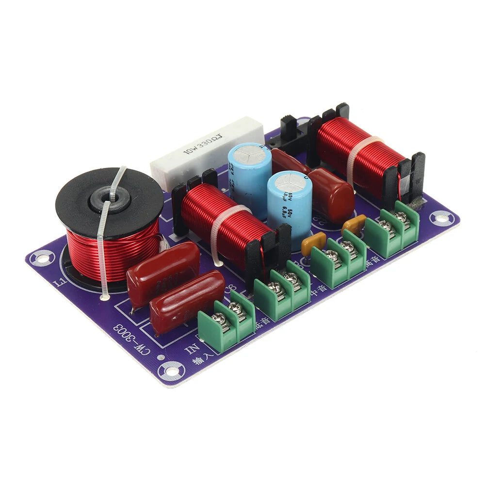 250W High-fidelity Divider Three-way Home Theater Low-speaker Modified Audio Upgrade Divider CW-3003