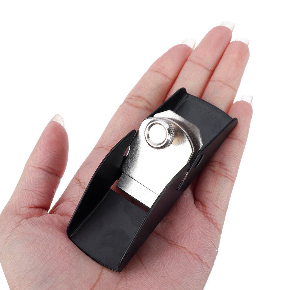 Mini Hand Plane Compact Steel Body Woodworking Tool Adjustable Depth & Portable Pocket Size Design for Trimming Wood Planing & Fine Finishing