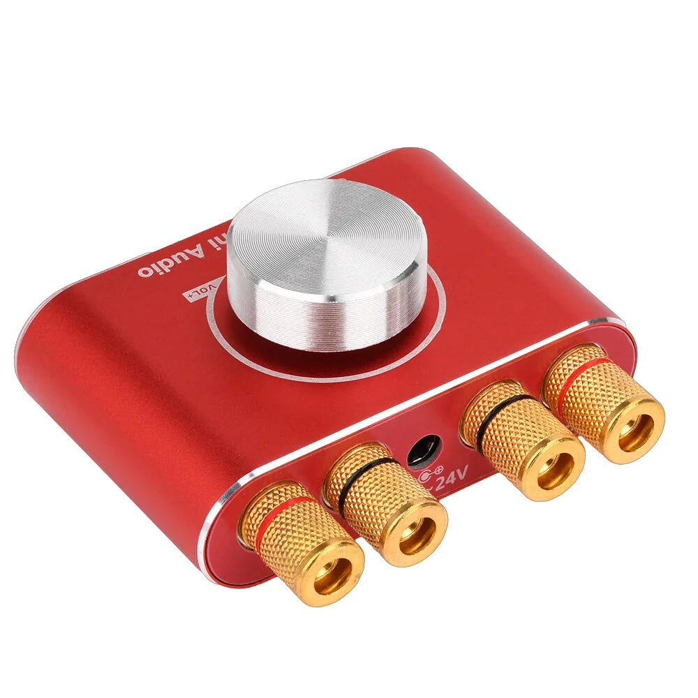 X100H 15W Stereo Amplifier Board 12/24V Speaker Audio Amplifier bluetooth 3.5mm AUX USB U-disk Input APP Control