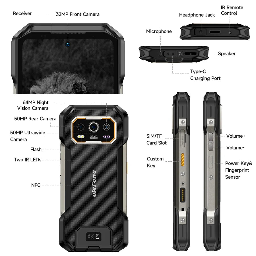 Ulefone Armor 27 Pro 5G 24GB 256GB Rugged Smartphone