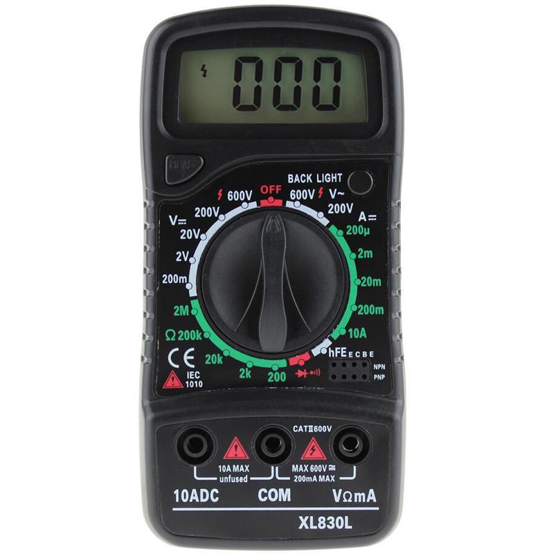 ANENG XL830L Digital LCD Multi Meters Volt Meterr Ammeter AC/DC/OHM Volt Current Tester - Zen Craft