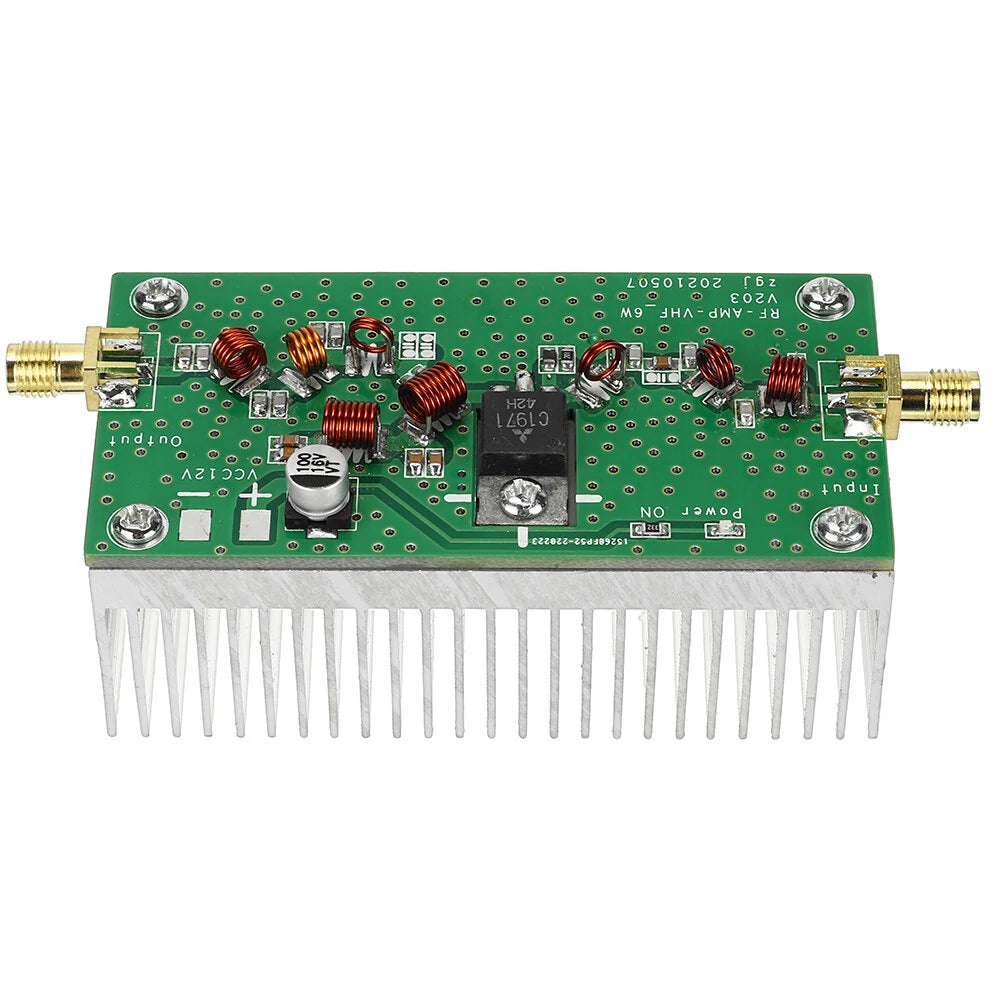 6W FM 88-108MHz 140-170MHz 12V Digital Power Amplifier Board
