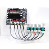 Sinilink XY-Q100H 2.1 Channel Bluetooth Audio Amplifier Module TPA3116 Subwoofer 50W2 100W APTXs AUX USB Soundcard Compact DIY Assembly