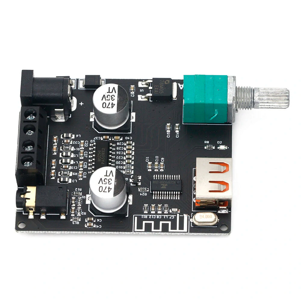 ZK-502A Bluetooth Audio Digital Power Amplifier Board Module 2.0 Stereo Dual Channel 50W + 50W