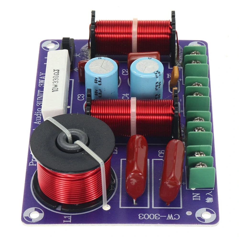 250W High-fidelity Divider Three-way Home Theater Low-speaker Modified Audio Upgrade Divider CW-3003