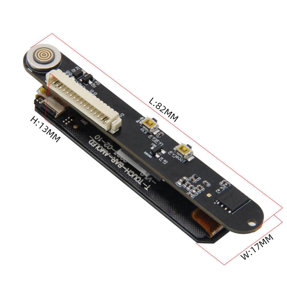 LILYGO T-Touch Bar AMOLED ESP32-S3 Touch Display Bar Development Board ESP32-S3R8 Wireless Module Magnetic Round USB Connector