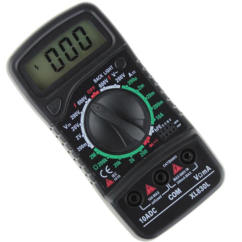 ANENG XL830L Digital LCD Multi Meters Volt Meterr Ammeter AC/DC/OHM Volt Current Tester - Zen Craft