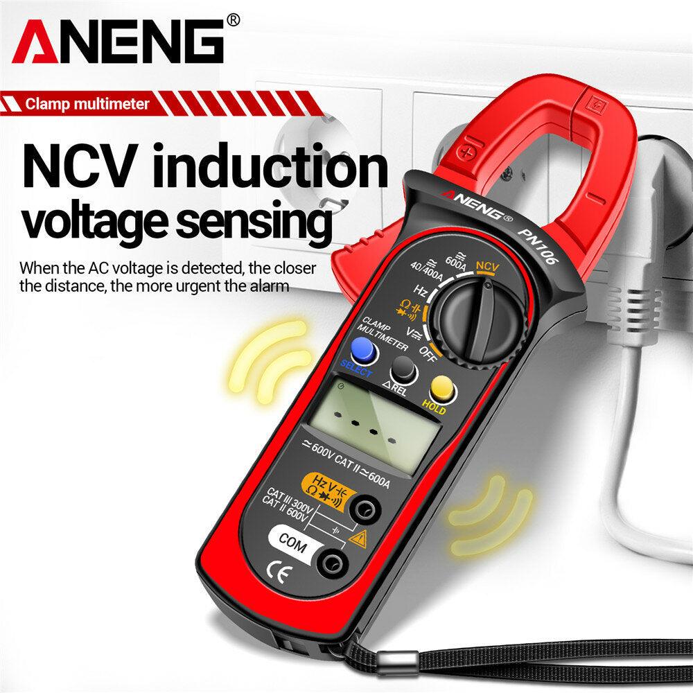 ANENG PN106 4000 Counts Clamp Meter AC/DC Ammeter Voltmeter Electric Tester - Zen Craft