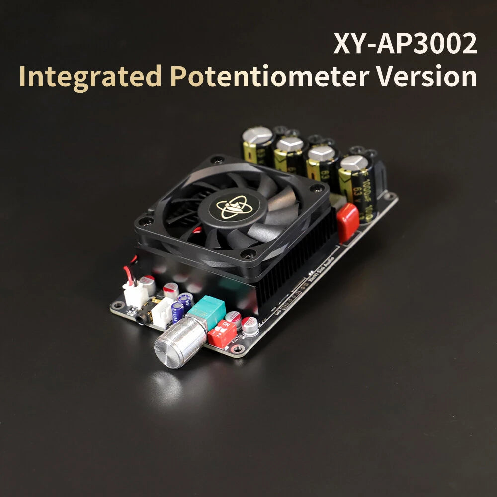 Sinilink AP3002 Power Amplifier Board TPA3255 Chip 300W x 2 Stereo Audio Amplifier High Power Output Wide Voltage Input