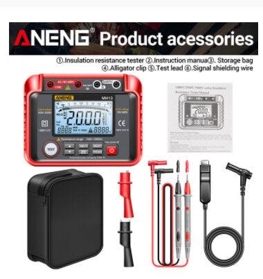 ANENG MH13 Megohmmeter Ohm Tester Digital Multimeter Megometro Insulation Earth High Voltage Resistance Meter Tester Tool - Zen Craft