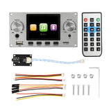 2.8 Inch IPS Screen Audio Decoder Board Bluetooth 5.3 MP3 FLAC WAV APE Support I2S Digital Output USB Sound Card Line Input EQ Audio Module