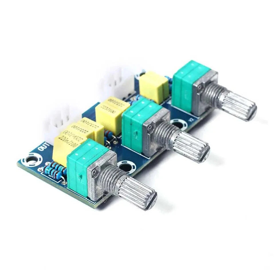 DLHiFi XH-M802 Passive Tone Board Amplifier Preamp Power Module Low High Sound Adjustment Electonic Diy Electronic PCB Board