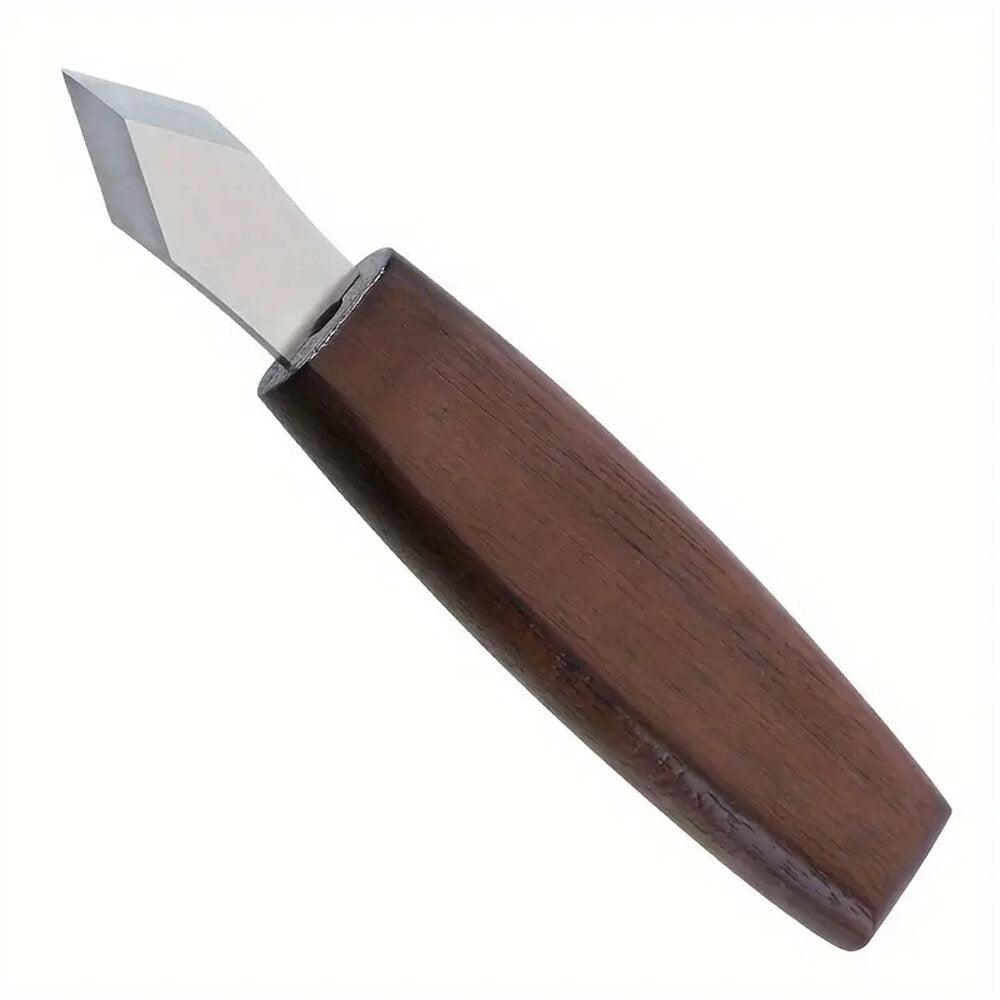 Marking Knife Double Bevel Striking Knife With CR-V Sharp Blade Wooden Handle For Woodworking Carving And Marking