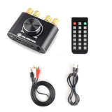 X50H Audio Amplifier 2.0 Channel 20W+20W Bluetooth Amp with Remote Control Supports Bluetooth/USB/AUX Input