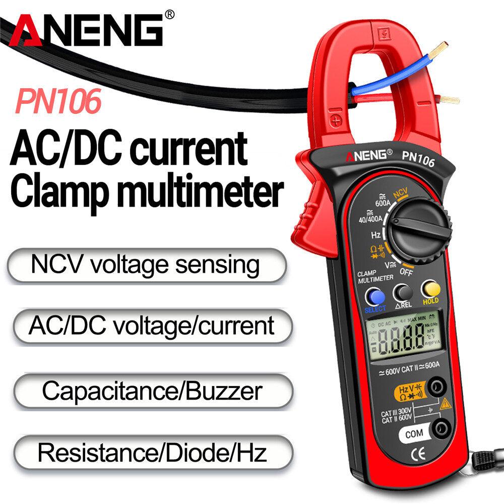 ANENG PN106 4000 Counts Clamp Meter AC/DC Ammeter Voltmeter Electric Tester - Zen Craft