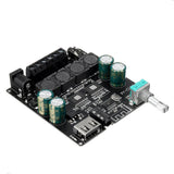 XY-C100H HIFI 2x100W TPA3116D2 AUX+ bluetooth 5.0 HIFI Digital Power Stereo Amplifier Board APP Control AMP Amplificador Home Theater