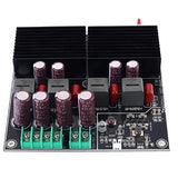 HIFI Dual-Core TPA3255 Stereo Amplifier Board 2 Channel 600W+600W Class D Digital Power Amp DC 19-50V 0.006% THD 20Hz-30KHz Multiple Inputs