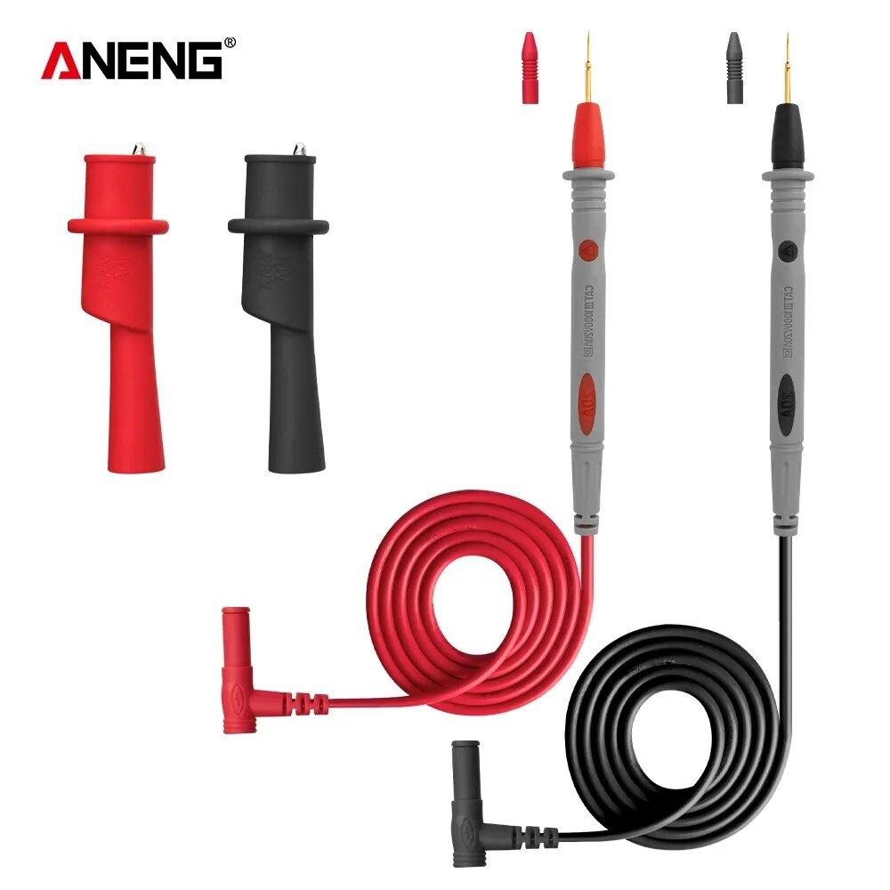 ANENG PT1032 20A 1000V Slicon Rubber Delay Wire Gold Plated Sharp Probe Needles Digital Multi Meter Test Lead - Zen Craft