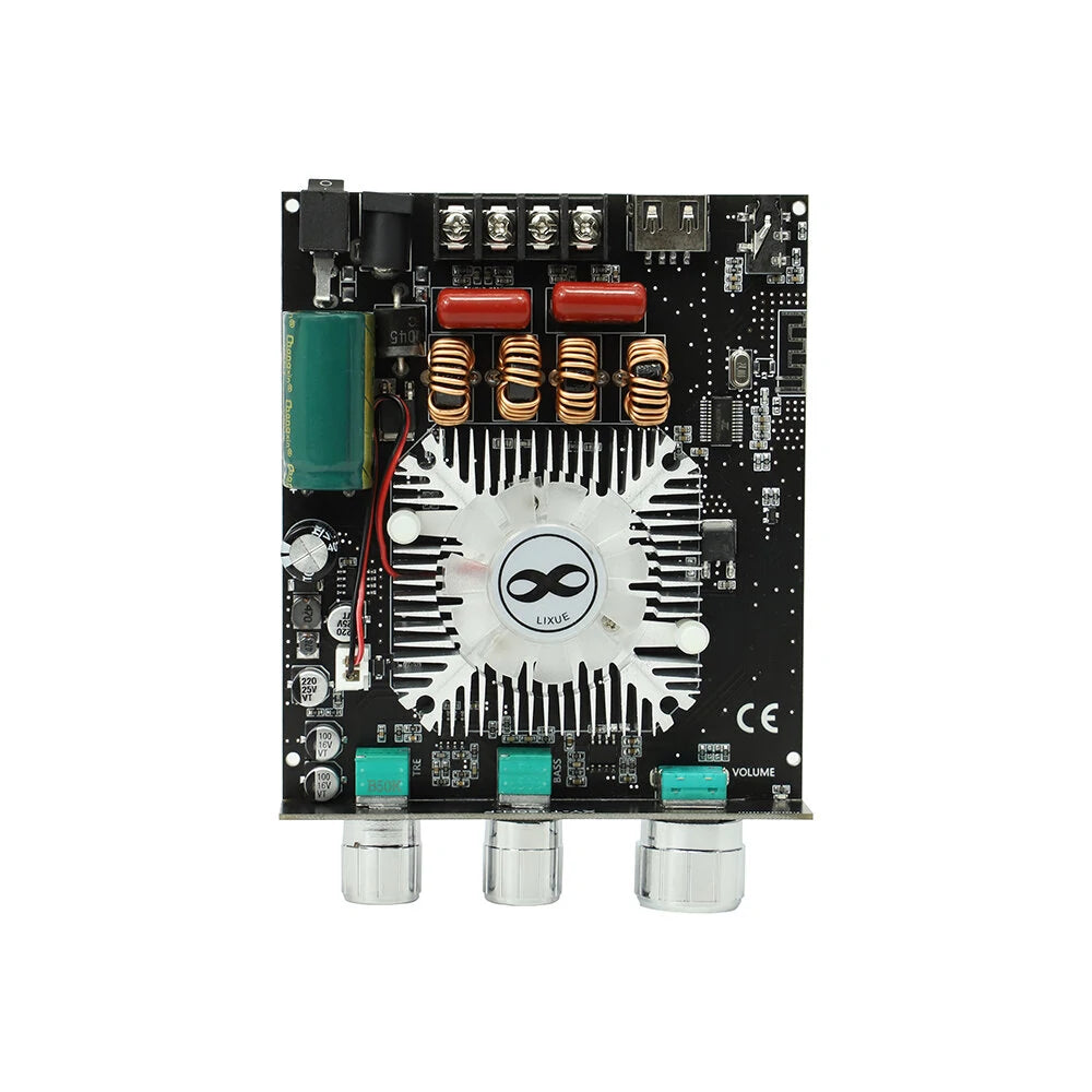 XY-T160H bluetooth 5.1 Dual Channel Stereo Audio Amplifier Board 160W2 High Low Pitch Adjustment Power Amplifier Module Board