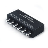 HAM-HP204 Stereo Audio Mixer Distributor Signal Selector 2 Input 4 Output 5X Magnification 3.5mm JRC NJM3414A DC 5-15V Volume Control