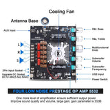 S220HS bluetooth Power Amplifier Board 2.1 Channel TDA7498E 160Wx2+220W 12V-38V Audio Power Amplifier Module