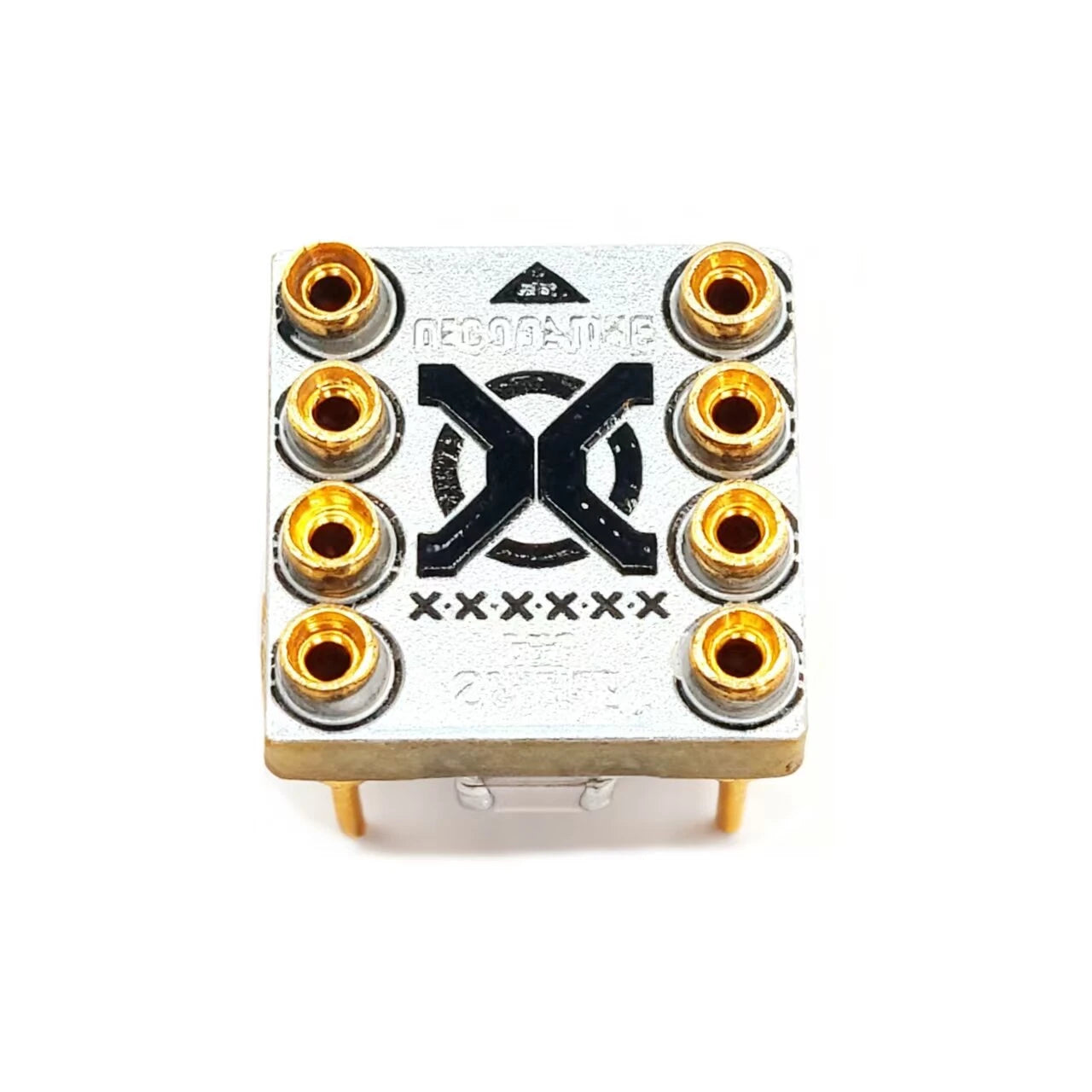 DIP8 Single Op Amp Upgrade Adapter Socket with Composite Capacitor Decoupling Low ESR Stackable Board for HIFI Audio DAC Preamp Headphone Amp Sound Quality Tuning Module Base