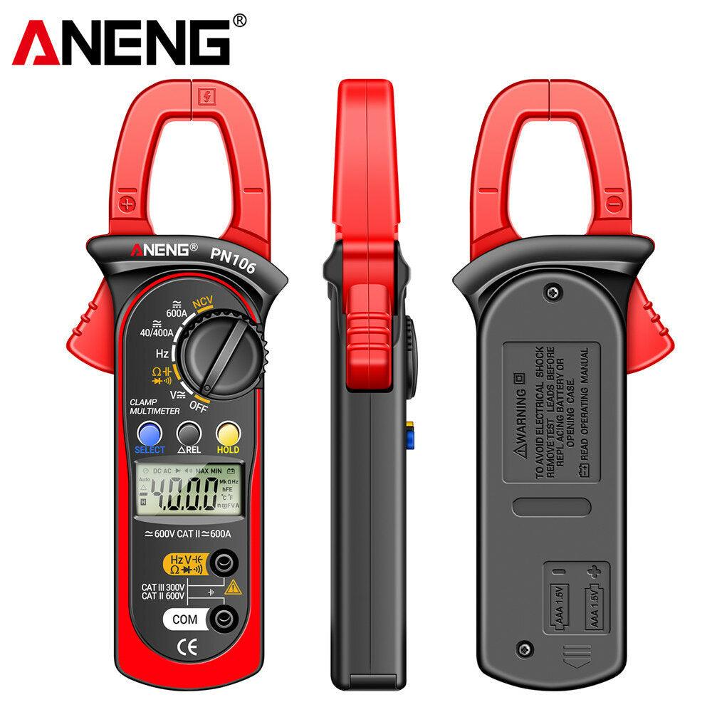 ANENG PN106 4000 Counts Clamp Meter AC/DC Ammeter Voltmeter Electric Tester - Zen Craft