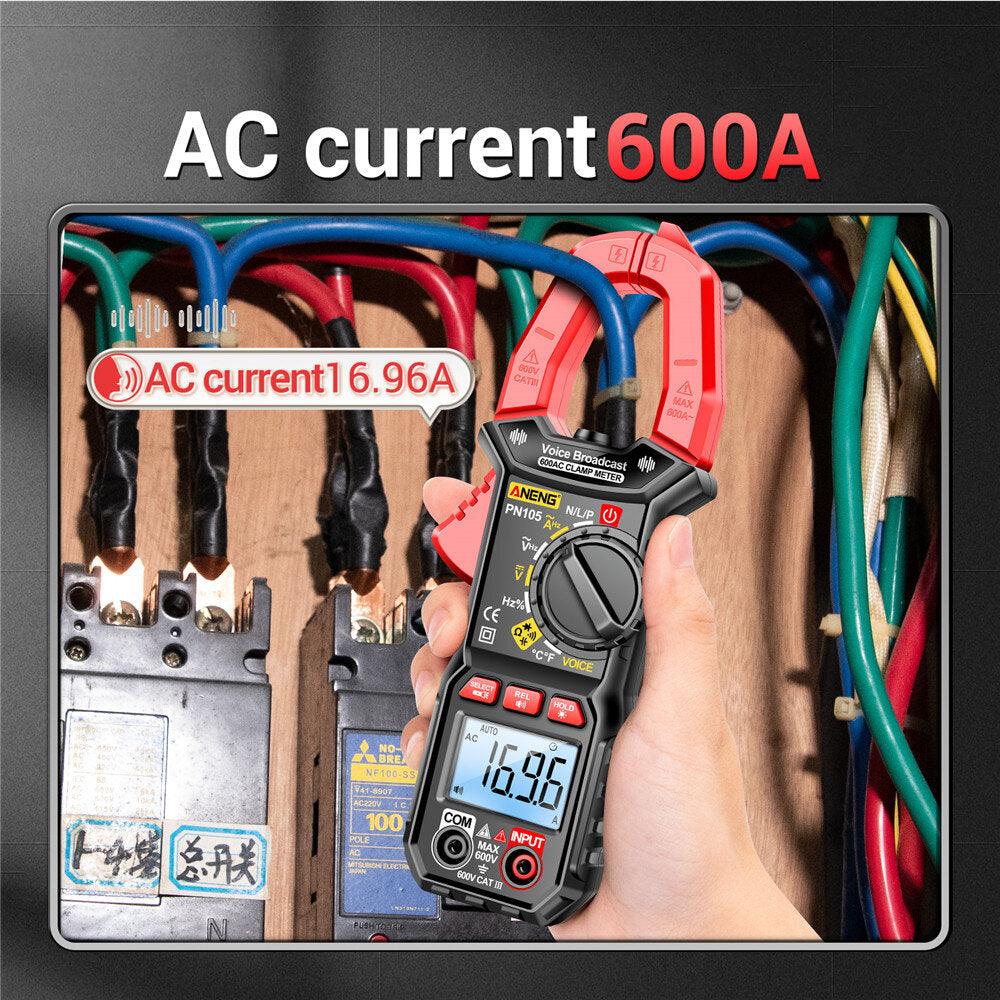 ANENG DC Digital Multimer PN105 DC Clamp Meter AC/DC Current Amp Meter - Zen Craft