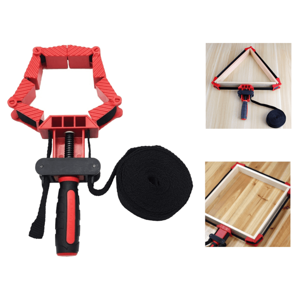 Woodworking Soft Belt Strap Clamp Versatile Durable with Foldable Clamping Blocks Ideal for DIY Projects Round Frame and Irregular Shape Clamping - Zen Craft