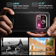 Ulefone Armor 25T Pro 5G Thermal Imaging 12GB 256GB 50MP Dual Camera 64MP Night Vision Rugged Smartphone