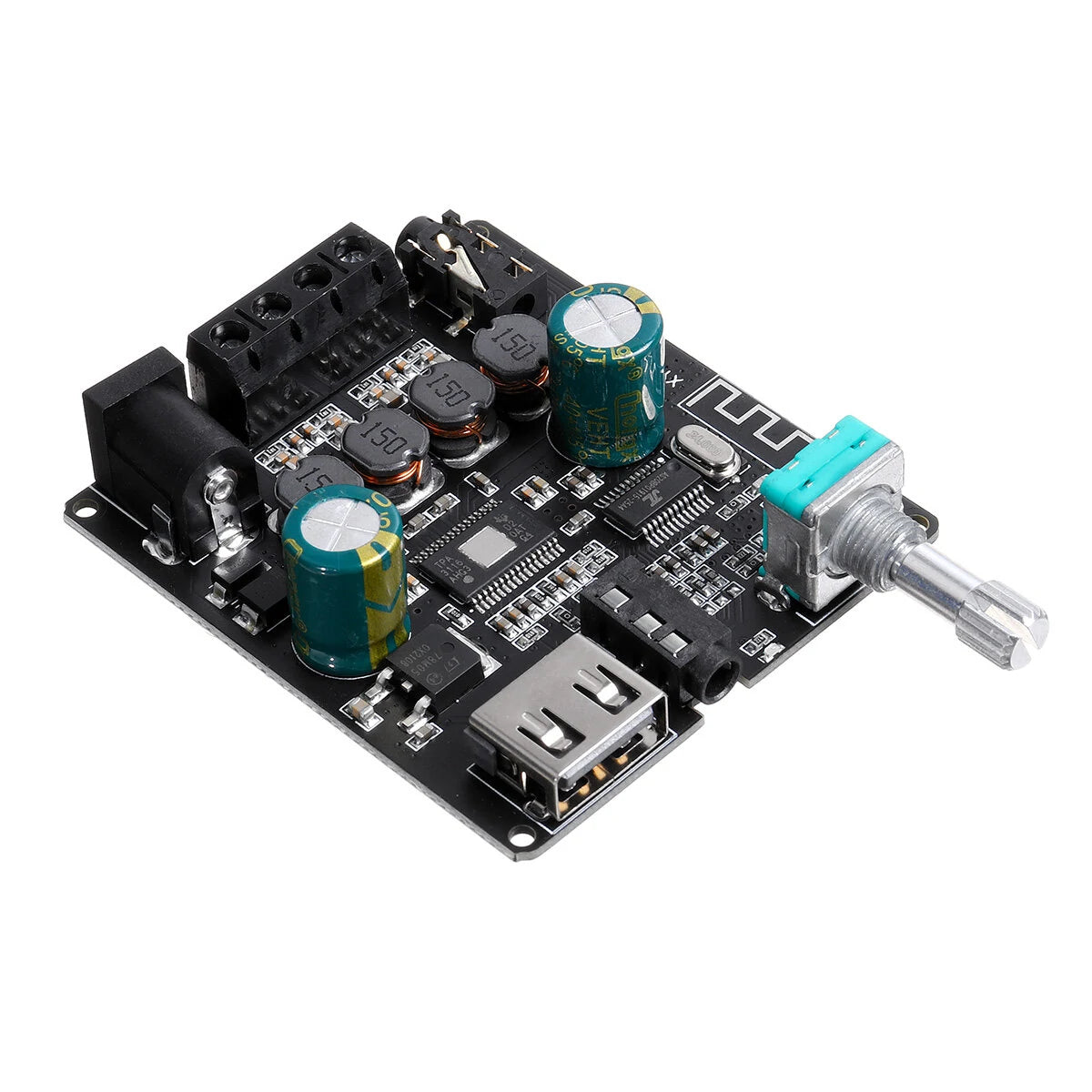 C50H TPA3116D2 2x50W AUX + bluetooth 5.0 HIFI Digital Power Stereo Amplifier Board AMP Amplificador Home Theater