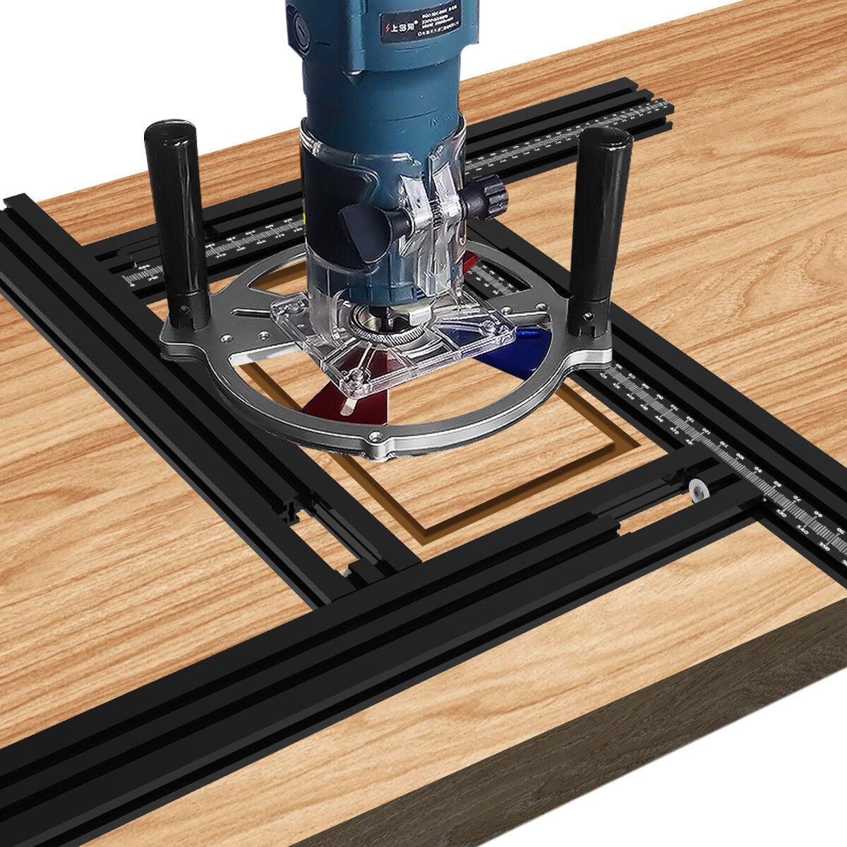 ENJOYWOOD Trimming Machine Milling Groove Engraving Guide Rail