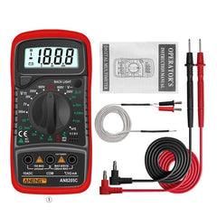 ANENG AN8205C Digital Multimeter AC/DC Ammeter Volt Ohm Tester Meter Multimetro With Thermocouple LCD Backlight - Zen Craft