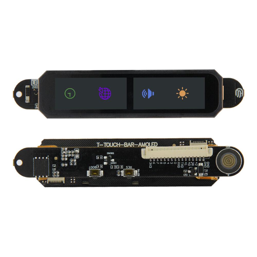 LILYGO T-Touch Bar AMOLED ESP32-S3 Touch Display Bar Development Board ESP32-S3R8 Wireless Module Magnetic Round USB Connector