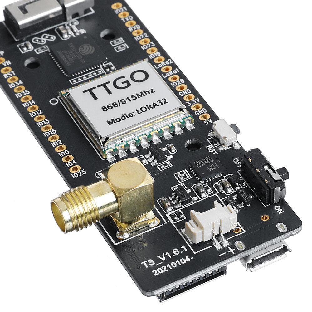 LILYGO TTGO LoRa32 868Mhz ESP32 LoRa OLED 0.96 Inch SD Card bluetooth WIFI Wireless Module ESP-32 SMA IP5306 - Zen Craft