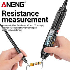 ANENG A3005 Digital Multimeter Pen Type 4000 Counts Professional Meter Non-Contact Auto AC/DC Voltage Ohm Diode Tester For Tool - Zen Craft