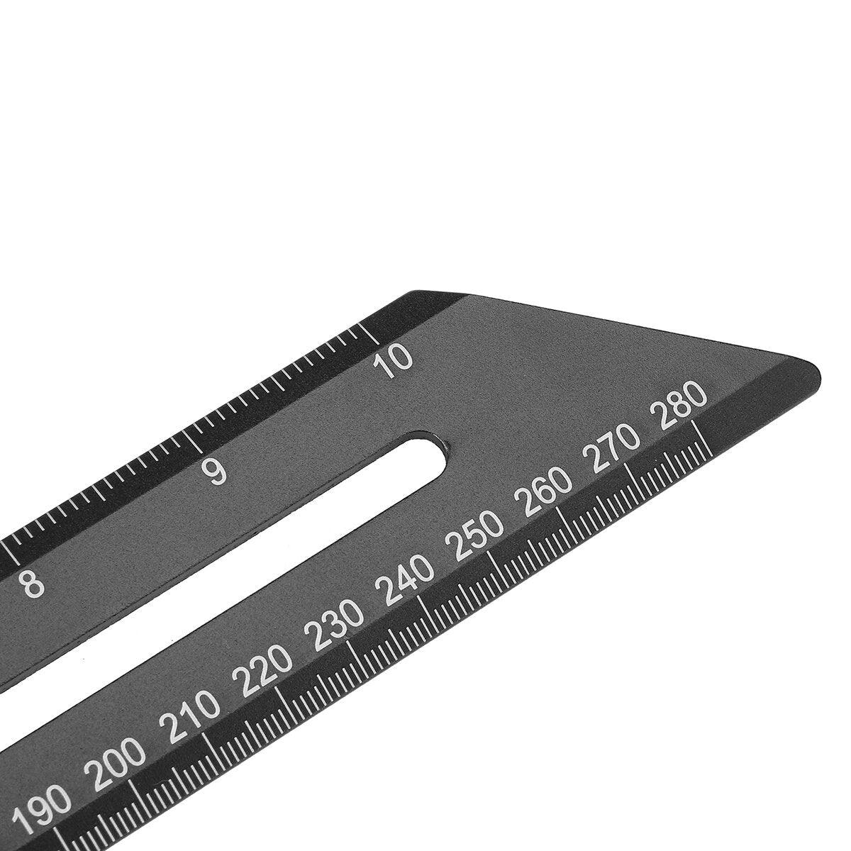 Multifunctional Gauge Ruler CNC-Machined Anodized Aluminum Flexible Scale Marking Gauge with Slide Stop for Woodworking - Zen Craft