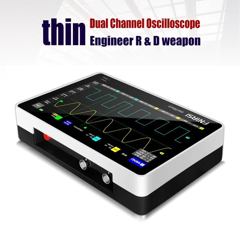 FNIRSI 1013D 7-inch Digital 2 Channels Tablet Oscilloscope 100M Bandwidth 1GS/s Sampling Rate