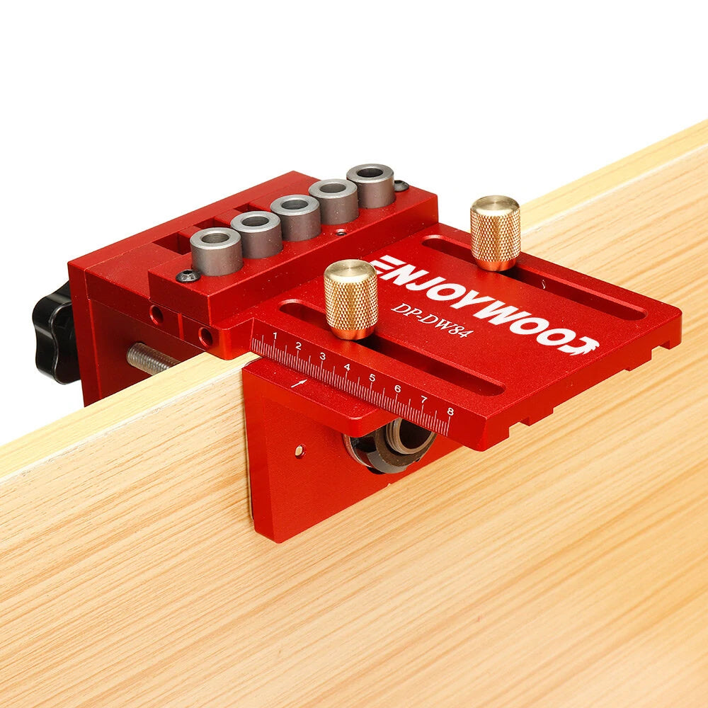 Enjoywood DP-DW84 3 in 1 Adjustable Woodworking Doweling Jig Kit Pocket Hole Jig