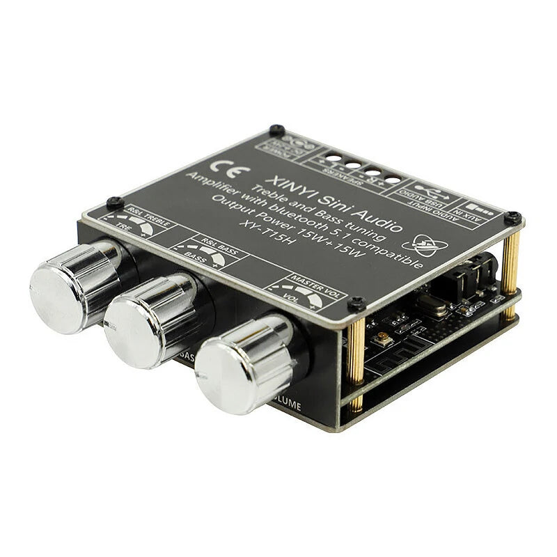 T15H/T30L bluetooth Digital Amplifier Board Module 2.0 Stereo Dual Channel 15W*2/30W*2 with High and Low Bass Adjustment HIFI DIY Audio