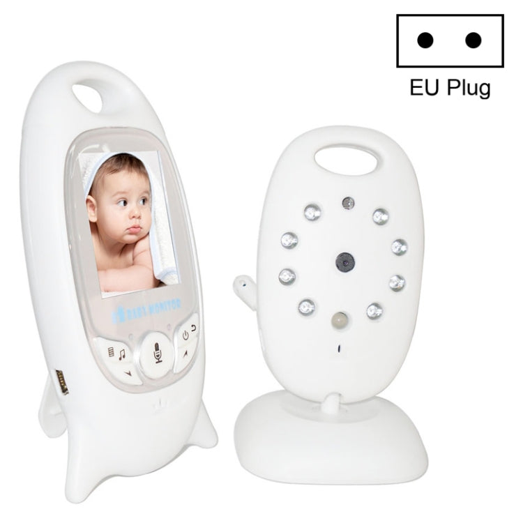 VB601 2.0 inch LCD Screen Hassle-Free Portable Baby Monitor, Support Two Way Talk Back, Night Vision, VB601 VB601 EU Plug